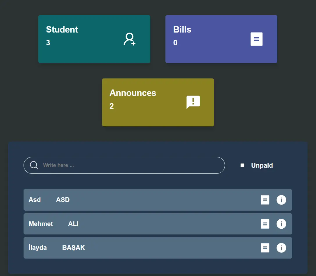 Bill Tracking Service