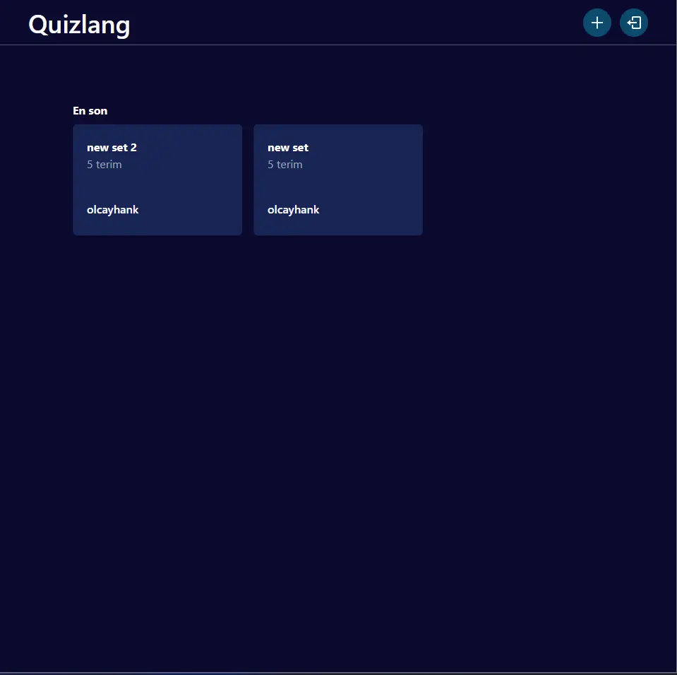 Quizlet Clone